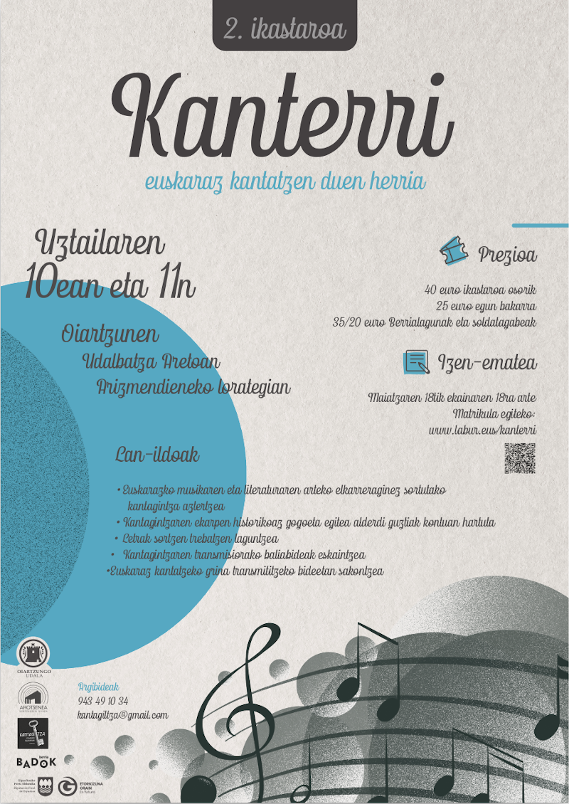kanterri 2023 :: egitaraua